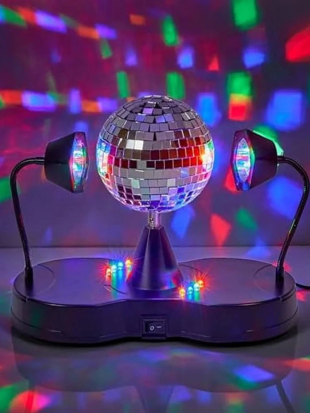 Multicolor Rotating Disco Light 70’s
